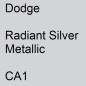 Preview: Dodge, Radiant Silver Metallic, CA1.